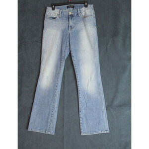 Seven 7 Jeans Womens Size 8 Blue Studded Denim Low Rise Western Hip Hop Stretch